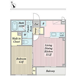 間取図画像 1LDK