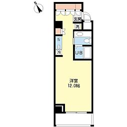 BayResidence仲町台 1Kの間取図画像