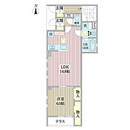 間取図画像 1LDK