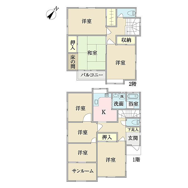 間取りを拡大表示