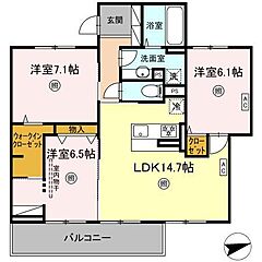 物件の間取り