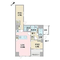 物件の間取り