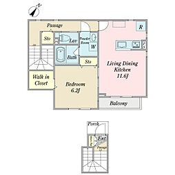 間取図画像 1LDK