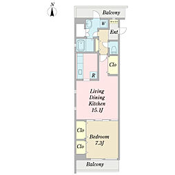 間取図画像 1LDK