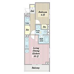間取図画像 1LDK