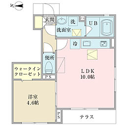 ベルフィオーレ 1LDKの間取図画像