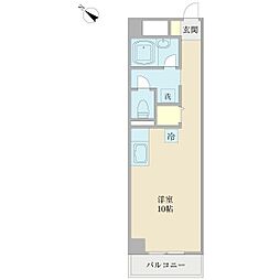 プロシード南行徳 ワンルームの間取図画像