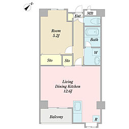 間取図画像 1LDK
