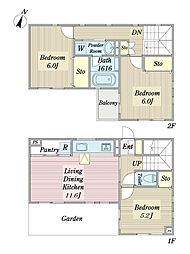 間取図画像 3LDK