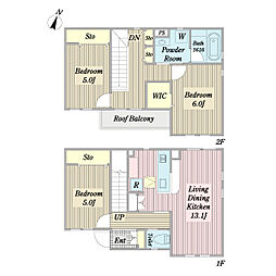 間取図画像 3LDK