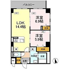 物件の間取り