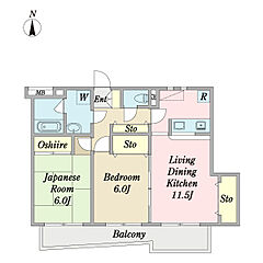 物件の間取り