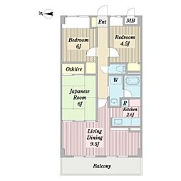 間取図画像 3LDK