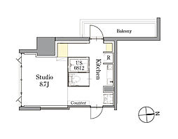間取図画像 ワンルーム