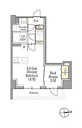 間取図画像 1LDK