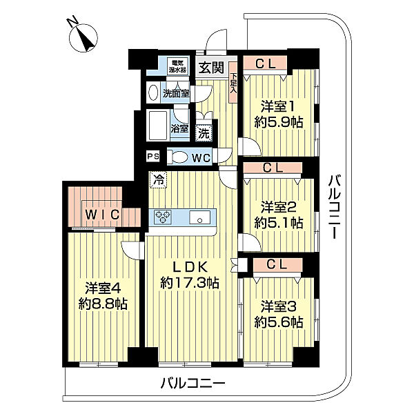間取りを拡大表示