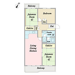 間取図画像 3LDK