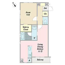 間取図画像 1LDK