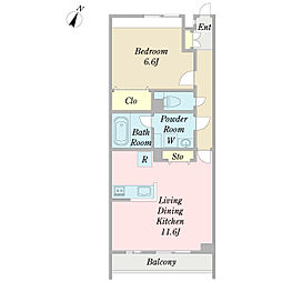 間取図画像 1LDK