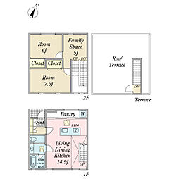 間取図画像 2SLDK