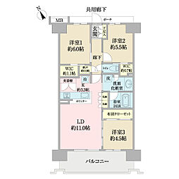 間取図画像 3LDK