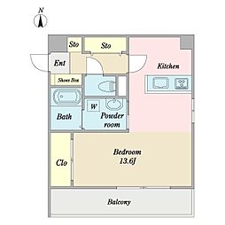 間取図画像 ワンルーム