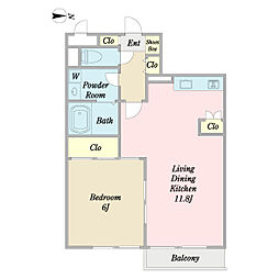 間取図画像 1LDK