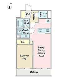 間取図画像 1LDK