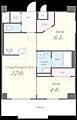 Pisces東比恵4階15.1万円