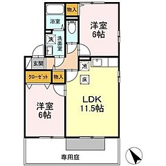 物件の間取り