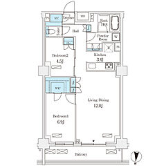 物件の間取り
