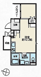 KYOJIMAdot. ワンルームの間取図画像