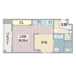 間取図画像 1LDK