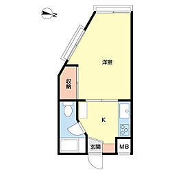 間取図画像 ワンルーム