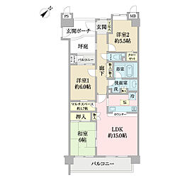 間取図画像 3LDK