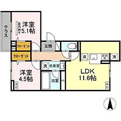 物件の間取り