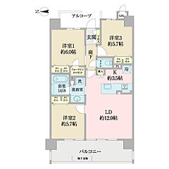 物件の間取り