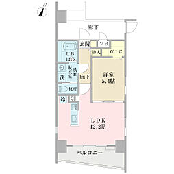 IMASO 1LDKの間取図画像