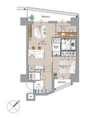 物件の間取り
