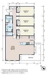 プレステージ吉祥寺 3LDKの間取図画像