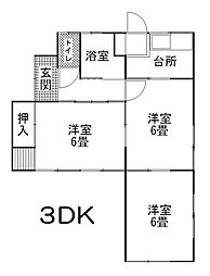 🉐敷金礼金0円！🉐犬伏上町貸家3ＤＫ