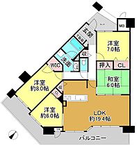 パデシオン西大津 814 ｜ 滋賀県大津市桜野町2丁目4-7（賃貸マンション4LDK・8階・104.49㎡） その2