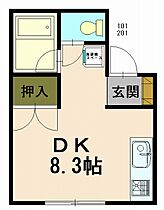 入船コーポ・パル 101 ｜ 北海道小樽市入船4丁目11-11（賃貸アパート1R・1階・20.29㎡） その2