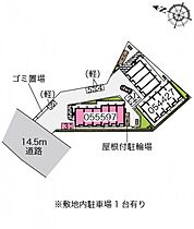 レオネクストヴィラージュ碧水II 203 ｜ 埼玉県南埼玉郡宮代町川端3丁目（賃貸アパート1K・2階・26.08㎡） その3