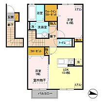 アクアサイド 201 ｜ 埼玉県白岡市白岡東（賃貸アパート2LDK・2階・56.56㎡） その2