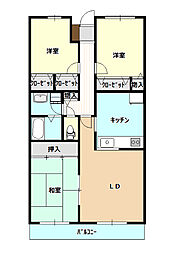 グリーンパレス 3LDKの間取図画像