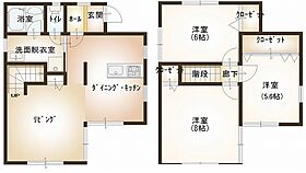 ＤＩシャロー  ｜ 栃木県大田原市住吉町2丁目（賃貸一戸建3LDK・--・77.84㎡） その2