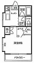 ハイツフォーリストB棟  ｜ 栃木県大田原市城山2丁目（賃貸アパート1K・2階・26.00㎡） その2