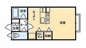 サニーコーポ末広II  ｜ 栃木県大田原市末広2丁目（賃貸アパート1R・1階・26.50㎡） その2