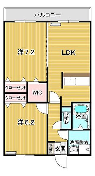 パークガーデン 404｜東京都江戸川区北篠崎2丁目(賃貸マンション2LDK・4階・55.66㎡)の写真 その2